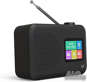 DAB Plus цифрово радио с будилник с цветен дисплей и Bluetooth LFF