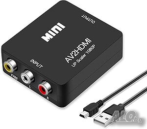 Видео аудио адаптер за PS2, Wii Xbox VHS видео, камера и др. Runbod