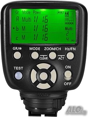 YONGNUO Дистанционно управление за светкавица YN560-TX II с LCD дисплей, за фотоапарати Canon