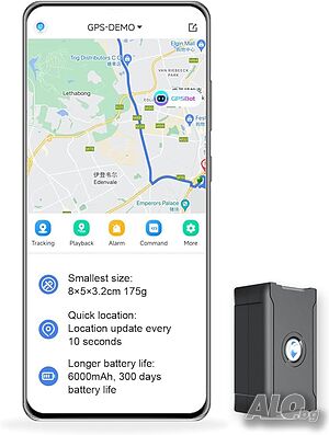 GPS тракер за кола, батерия 6000Mah