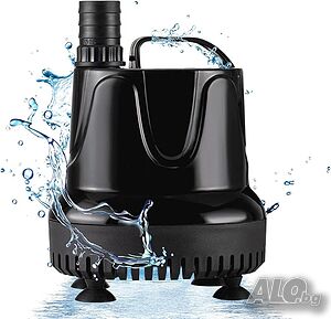 Потопяема водна помпа с 3 дюзи за езерце, градина, аквариум hygger, 2500L/H 60W