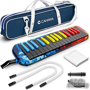 CAHAYA Melodica 32 клавиша, двоен тръбен мундщук, въздушно пиано