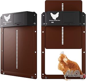 Автоматична врата за кокошарник със светлинен сензор