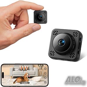Мини камера, 2K Nanny Cam безжична с 1 година съхранение в облака