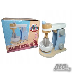 Играчка кухненски робот Mini Matters, Wood, Multicolor