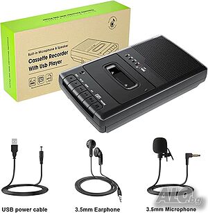 Mersoco Касетофон с запис, Walkman, USB флаш, аксесоари