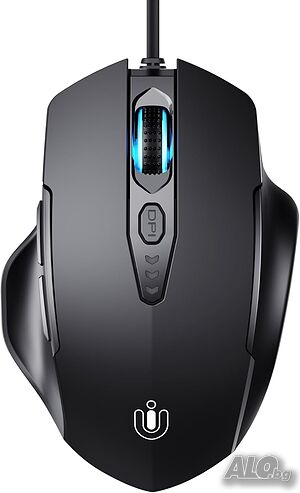 Геймърска мишка Uineer RGB - 7200 DPI, Програмируеми бутони, Ергономична