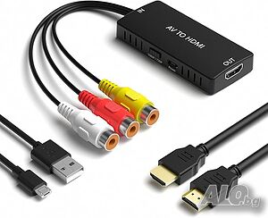 RuiPuo Конвертор RCA към HDMI