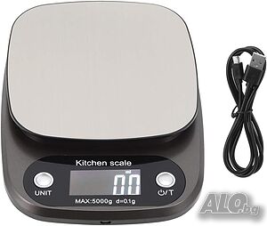 5 кг/0,1 г LCD цифрова кухненска везна