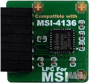 TPM LPC 14Pin модул с Infineon SLB9665 за дънна платка MSI