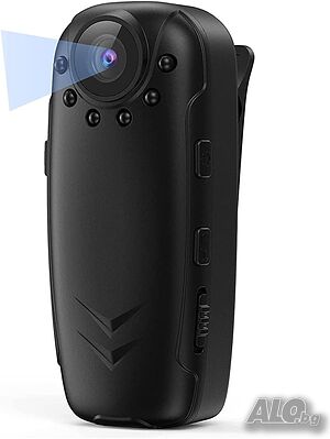Мини камера за тяло, преносима 1080P Full HD спортна DVR видеорегистратор, нощно виждане