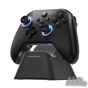 Machenike G3V2 Bluetooth контролер за PC/Switch/Ios/Android, джойстици с ефект на Хол, бял
