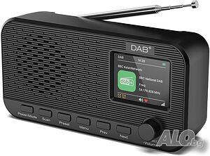 DAB радио с Bluetooth, презареждащо се цифрово FM радио, преносимо DAB+ радио с батерии