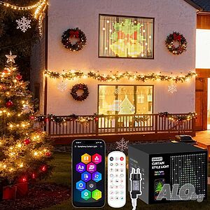 Умни светлинни завеси, 2 x 2 м, динамични 400 LED светлинни завеси със 100 режима | Осветление | Пловдив