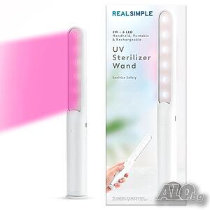 REAL SIMPLE RS UV Light Sanitizer Wand - Преносимо UVC дезинфекциращо устройство за дома