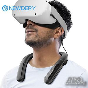 Външна батерия за врата NEWDERY 10000mAh за Meta Quest 3/2, VR Oculus Quest, HTC