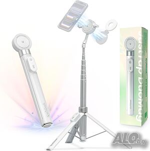 KraftGeek 67” двустранен магнитен статив за телефон за iPhone MagSafe, автоматичен