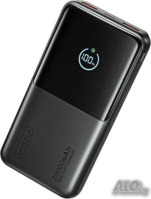 Външна батерия 20000mAh, преносимо зарядно устройство