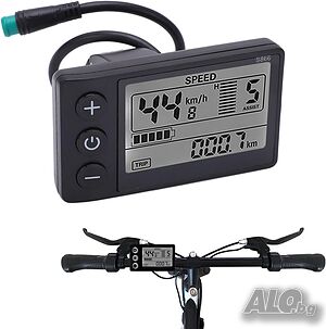 Електрически LCD дисплей, електрически S866 LCD дисплей измервателен уред 24V 36V 48V