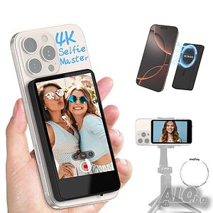 Moman XView M4 екран за селфита за iPhone и Android, 4-инчов дисплей, 5.8GHz P2P предаване