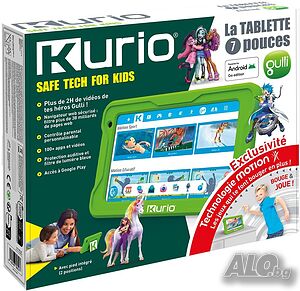 Kurio - Таблет Gulli Motion Edition 32 GB 7 инча за деца - Android 15 + 10 ексклузивни игри