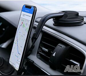 Магнитна стойка за телефон за автомобил AUKEY (въртене на 360 градуса), модел HD-C49