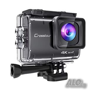 Екшън камера Crosstour CT8500 20MP с аксесоари