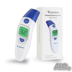 Медицински цифров термометър за чело и уши Trustown IT-121S
