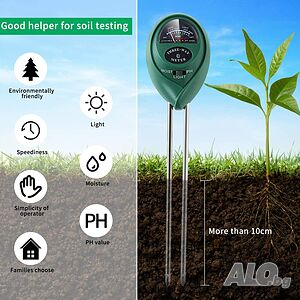 Устройство на контрол на почвата, осветеността и влагата в градината iPower 3-in-1 Soil Test