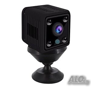 X6 Mini 1080P HD безжична IP WiFi камера, захранвана от батерии, шпионска скрита камера