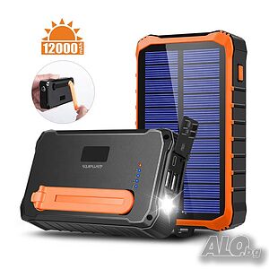 4smarts Solar Rugged Power Bank Prepper 12000mAh - соларна удароустойчива външна батерия