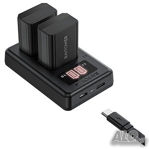 SONY RAVPower Комплект зарядно устройство + 2 батерии за