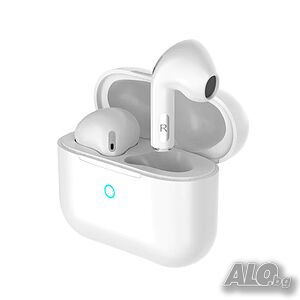 Bluetooth безжични слушалки, KINSI, IPX7, ENC, сензорно управление, дишаща светлина, 9D звукови ефек