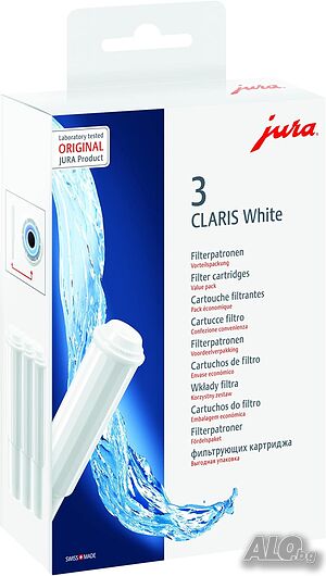 Комплект филтри JURA Claris White 3-Pack Filter Cartridge