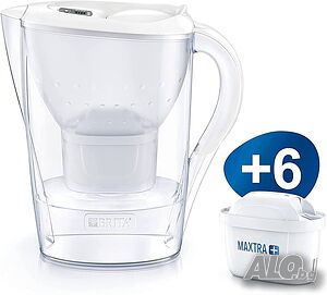 BRITA Marella, 2,4 л с 6 филтъра MAXTRA PRO промо- пакет