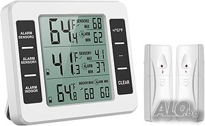 Термометър ORIA с два безжични сензора -40 до 60℃
