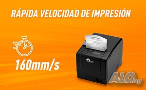 Tермален етикетен принтер Qian 80mm с Bluetooth, WiFi