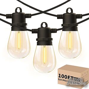 30метра Външна светлина верига Yuucio с 30 LED крушки