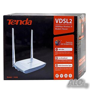 Tenda V300 Wireless N300 VDSL2 4G Router