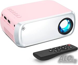 LED проектор KSBABY розов до 170”