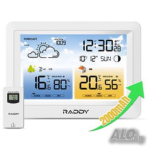 Метеорологична станция Raddy WM6 с акумулаторна батерия