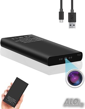 Скрита камера във външна батерия HD 1080P 10000mAh