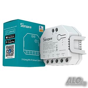 SONOFF DUALR3 - Двуканален WiFi превключвател с измервателен уред 15А/3300W