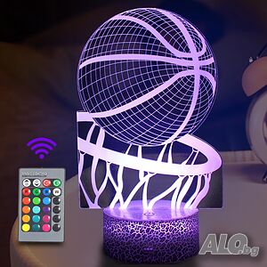 Баскетболна нощна лампа JOLLYEEP 3D