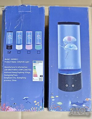 лампа с медуза 17 RGB цветни променливи аквариумни светлини с дистанционно управление