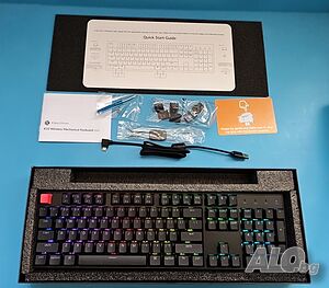 Keychron K10 Version 2 - RGB/Bluetooth / USB-C. Гейминг пълноразмерна безжична механична клавиатура