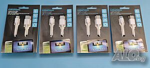 4бр. оригинални кабели Grundig USB → Micro USB