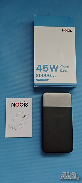 NOBIS 20000mAh 45W Пауър банк Бързо зареждане, Power Bank