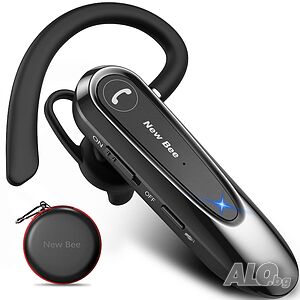 Хендсфри слушалка New Bee, за свободни ръце V5.0, Bluetooth 20 часа време за разговори