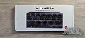 Keychron B1 Pro ултратънка безжична Bluetooth/2.4 G/кабелна, лека с 1200 часа живот на батерията